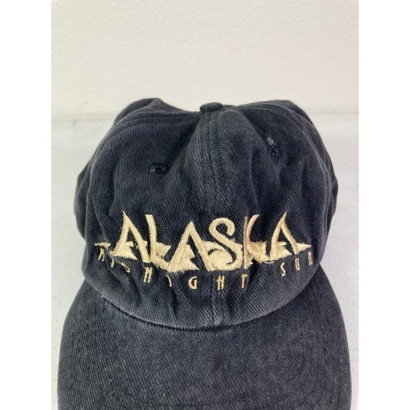 VTG Alaska Midnight Sun Hat Classic Embroidered Cap Outdoor Adventure Gear Adult - Picture 7 of 12